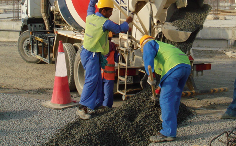 Photography of the project construction